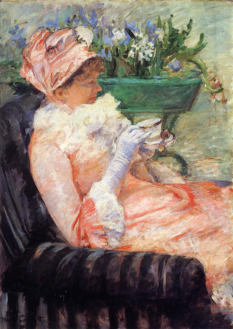 The Cup of Tea - Mary Cassatt Painting on Canvas